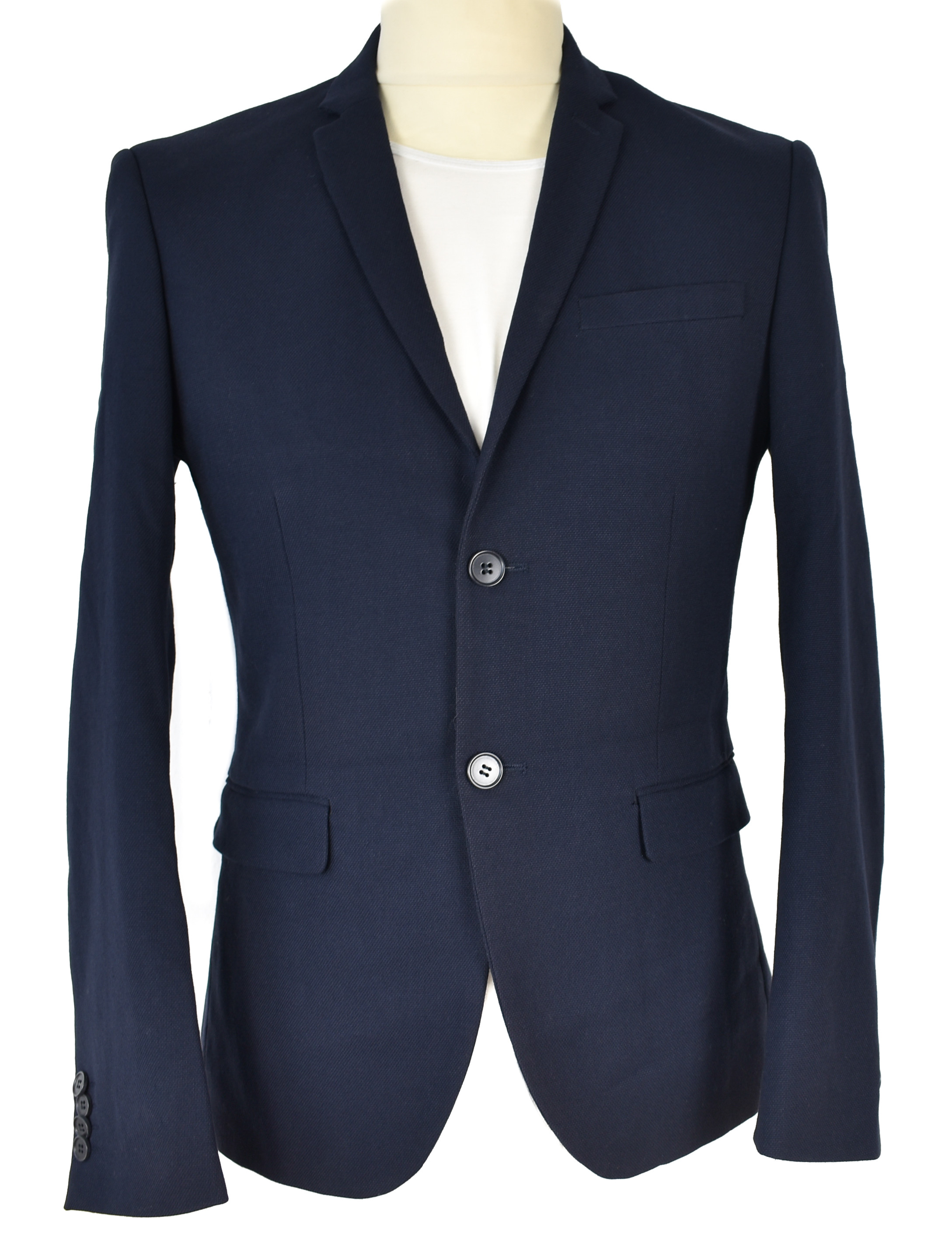 Pánské modré sako H&M 46