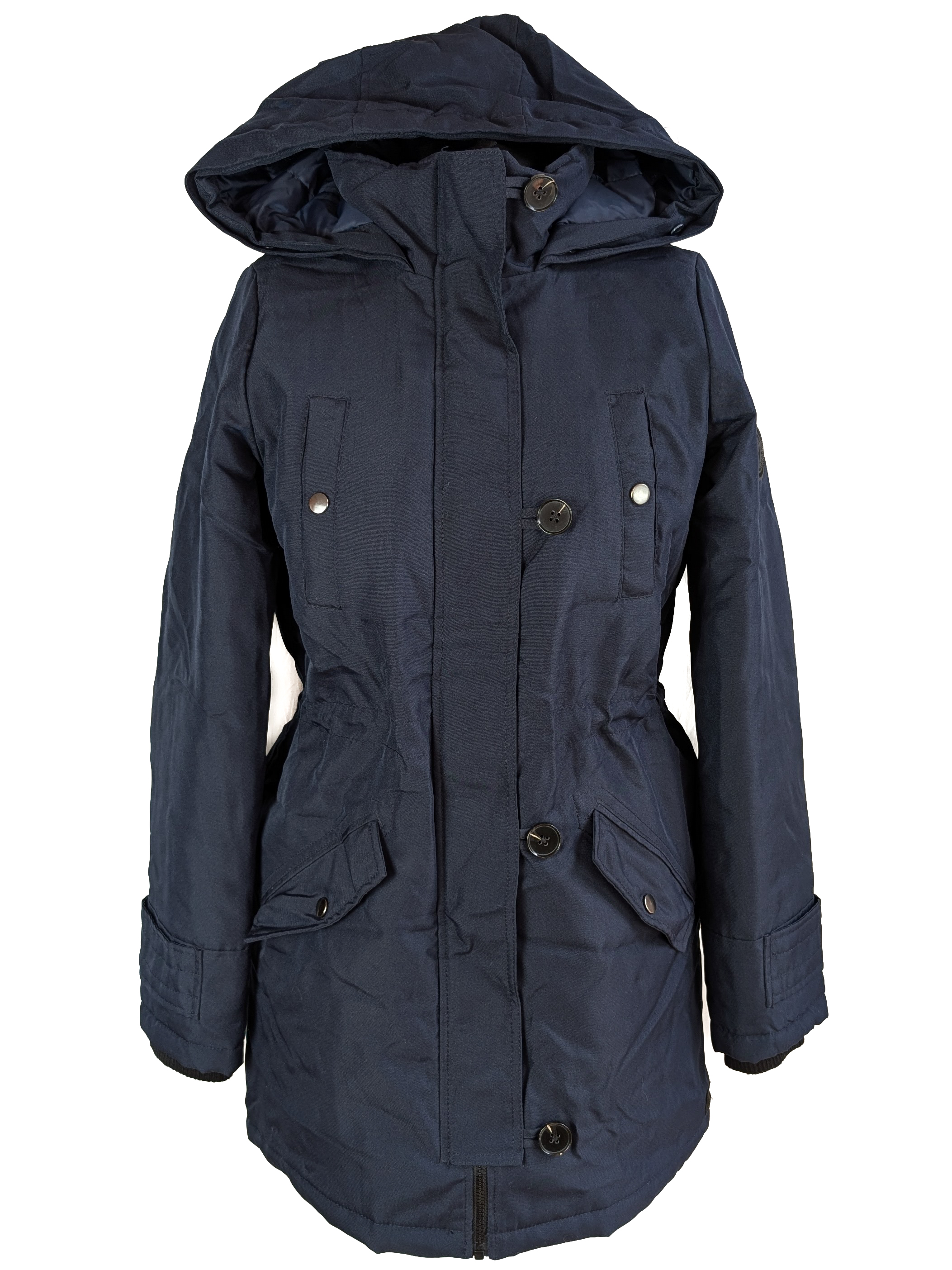 Levně Vero moda Dámská zimní modrá parka s kapucí Only S