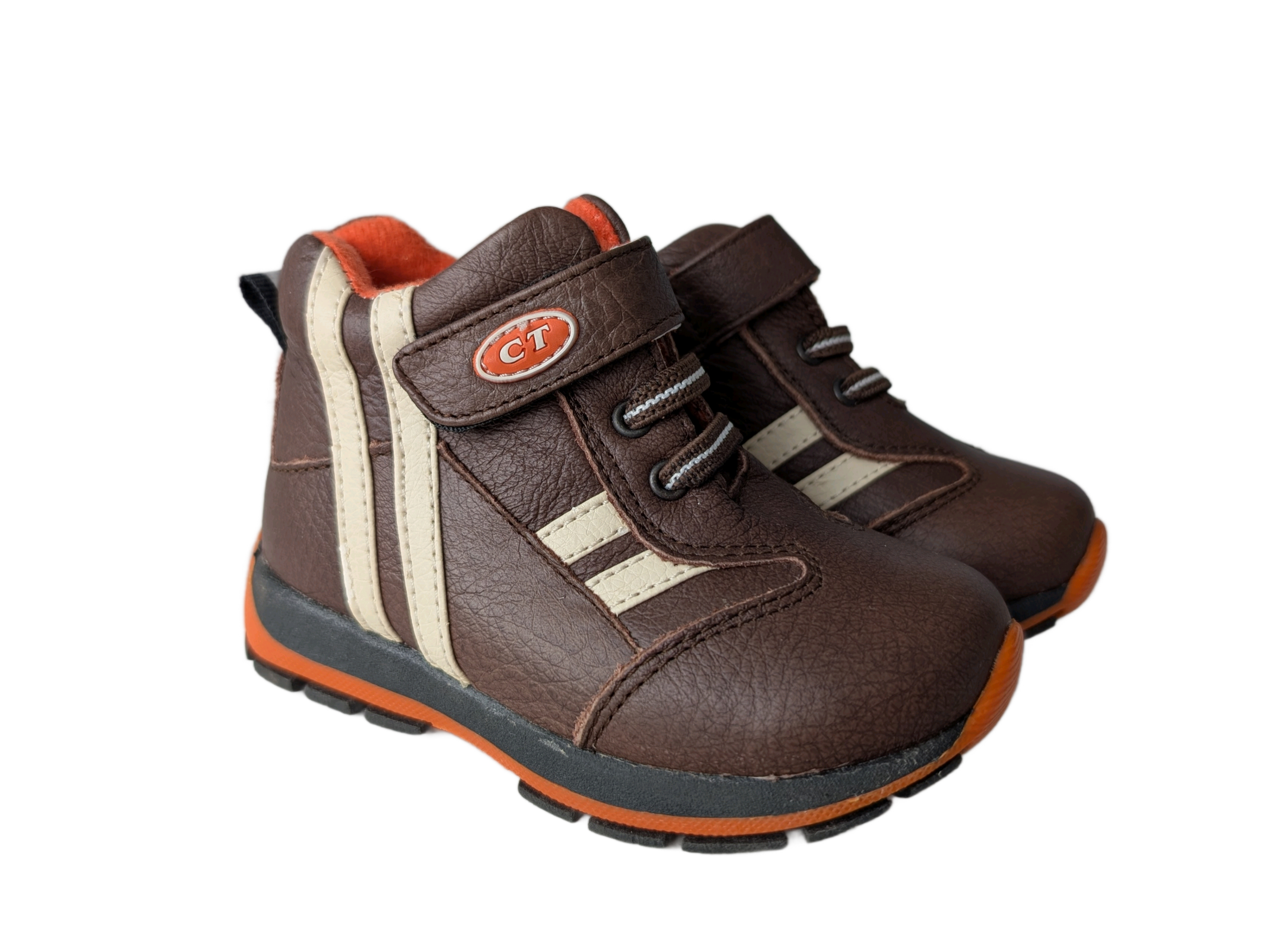 KOŽENÉ dětské zimní boty 23