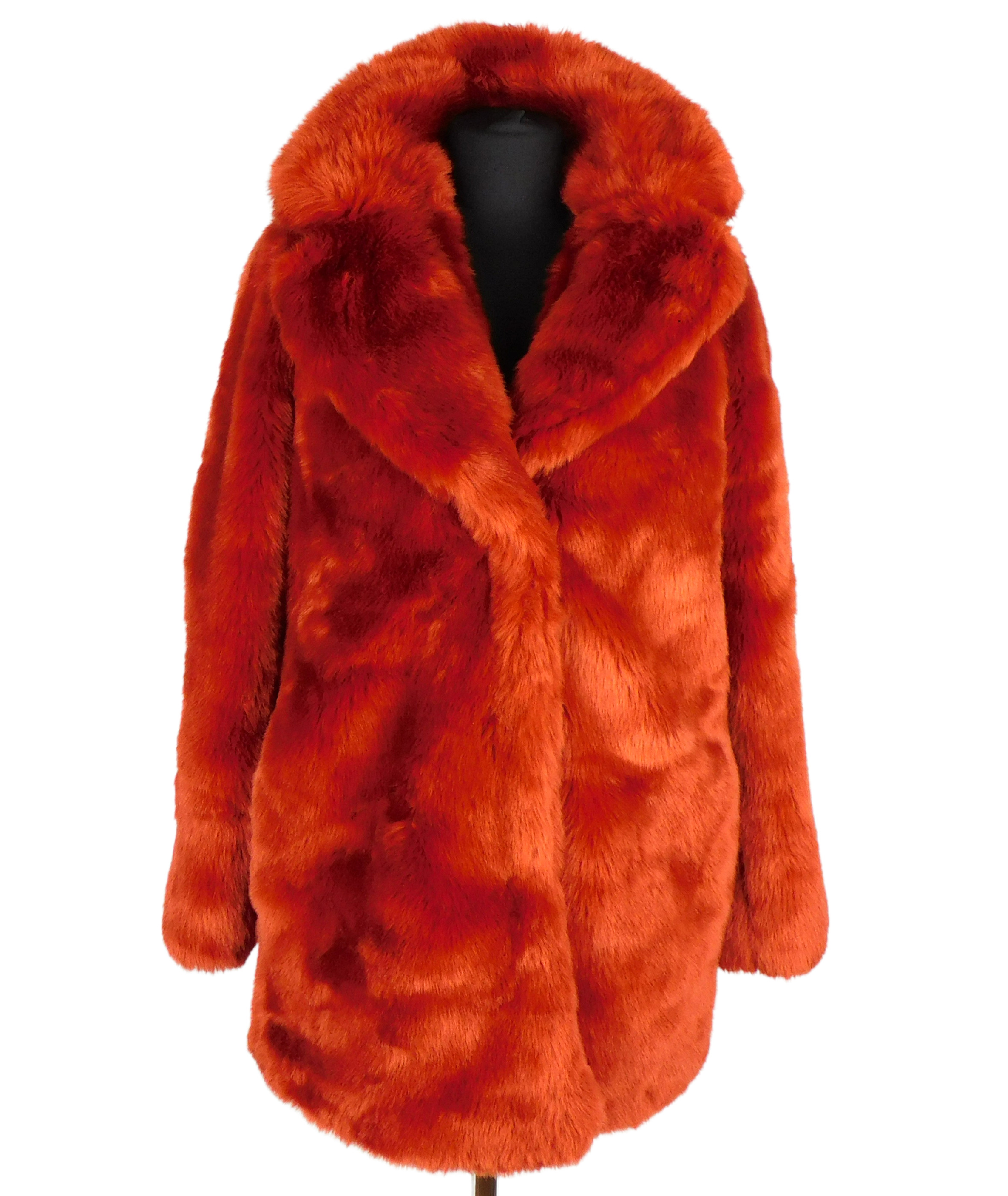 Dámský červený kožíšek H&M  XS*