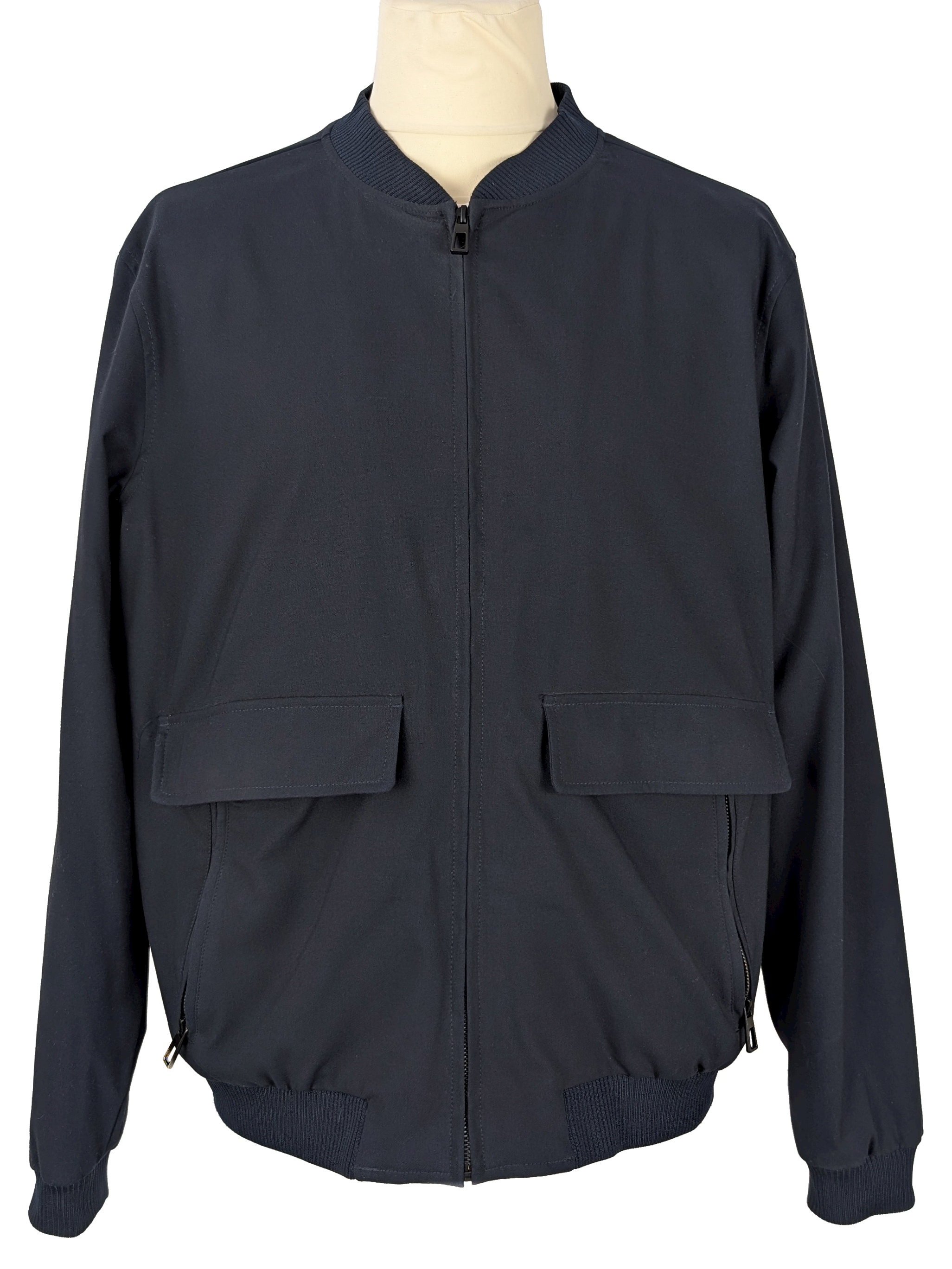 Levně Pánský modrý bomber Marks&Spencer XL