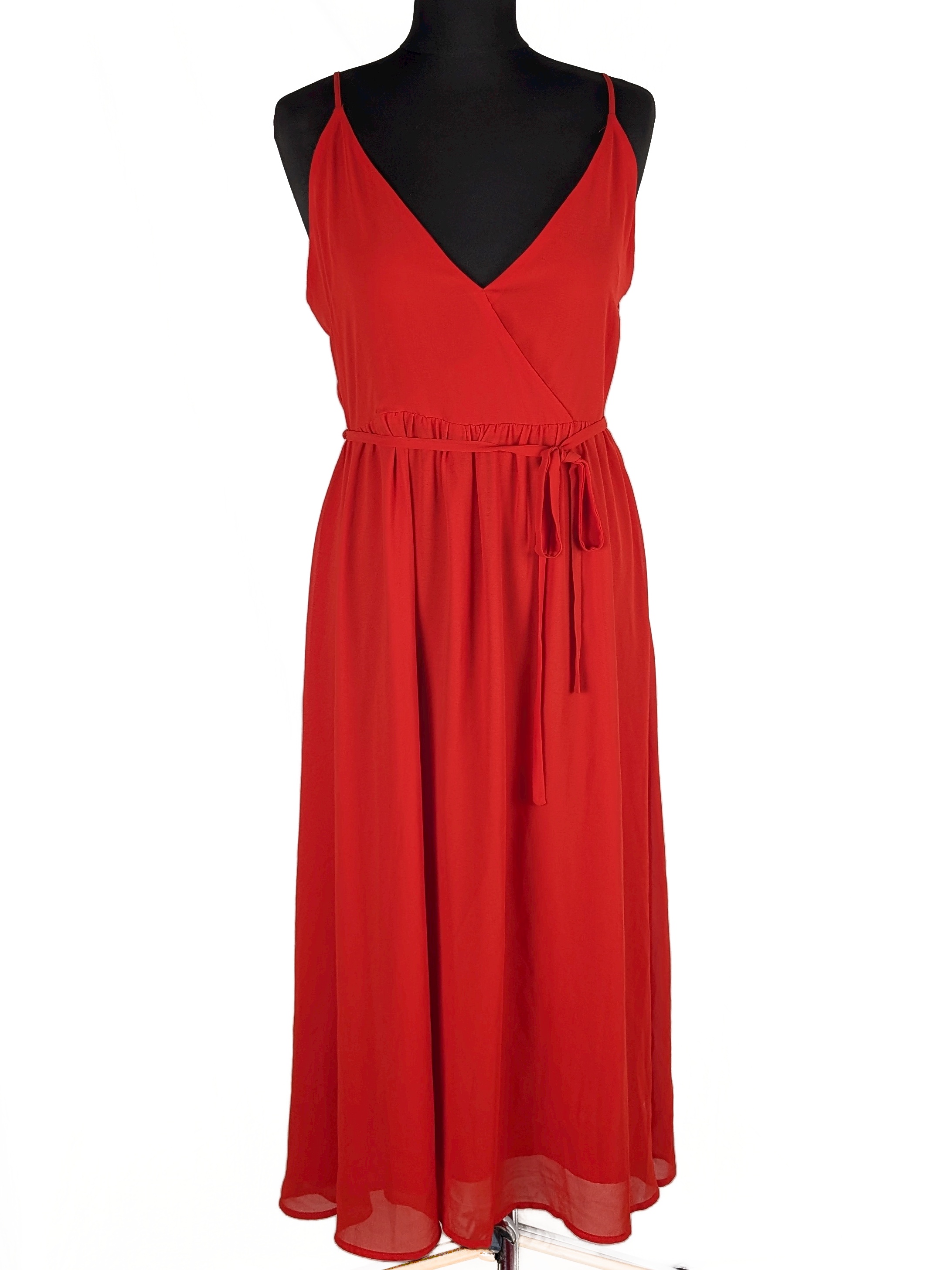 Levně Dámské červené šaty H&M 38