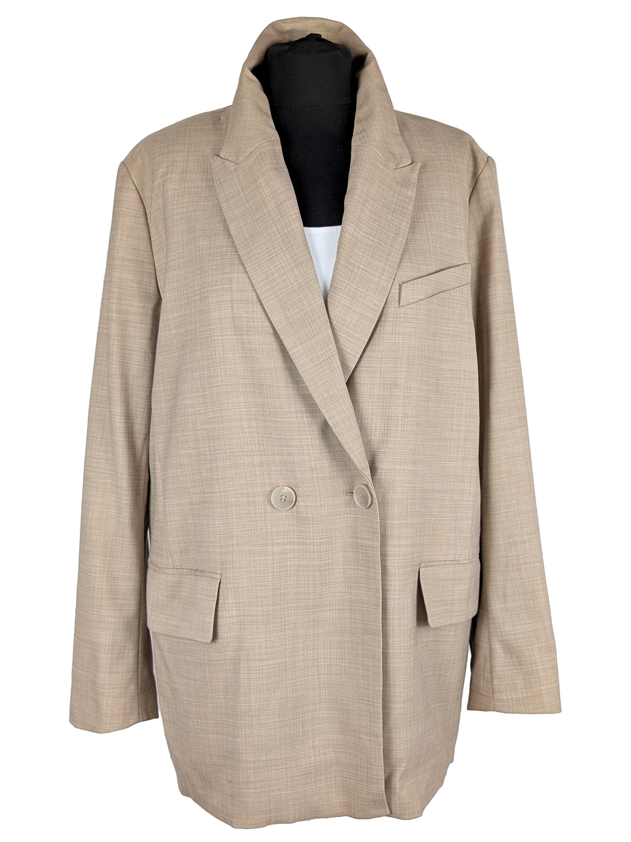 Levně Dámský béžový oversize blejzr H&M M