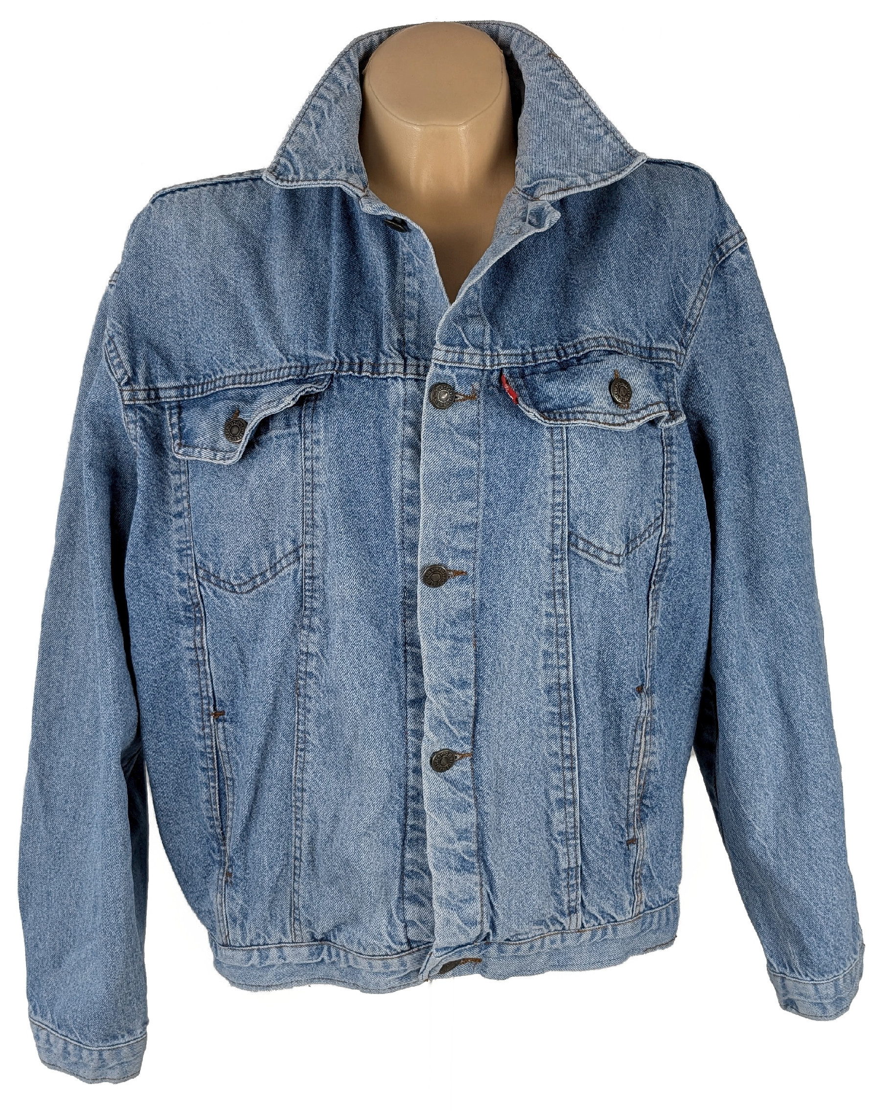 Levně Dámská modrá džínová oversize bunda LEVIS L
