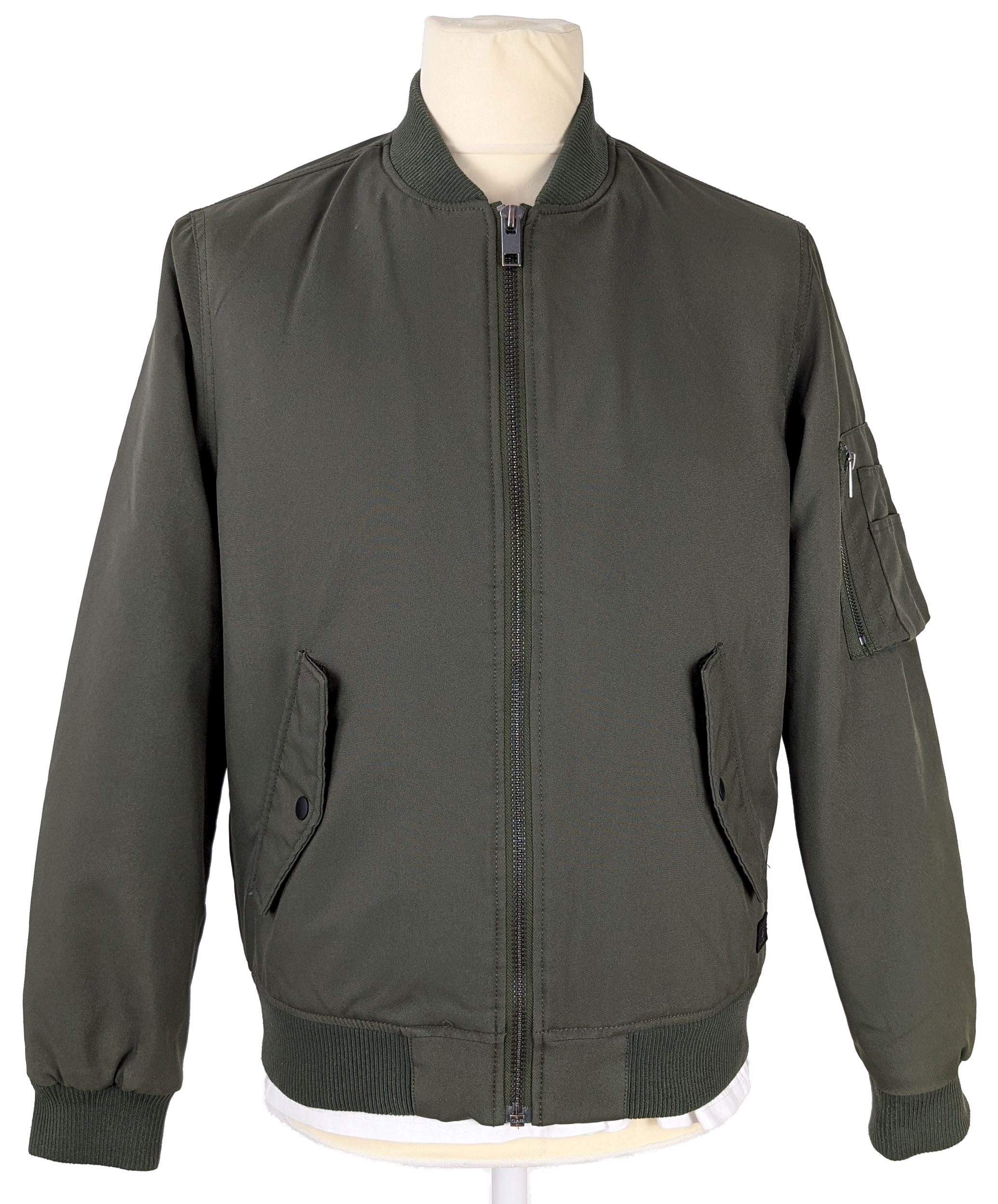 Pánský khaki zelený bomber Jack & Jones M