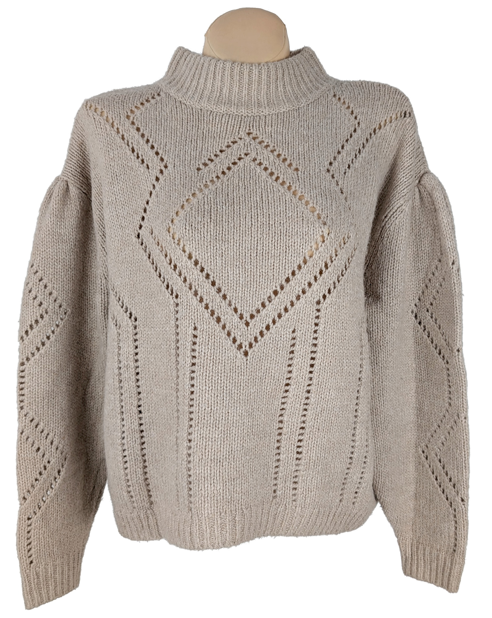 Levně Dámský béžový svetr H&M S