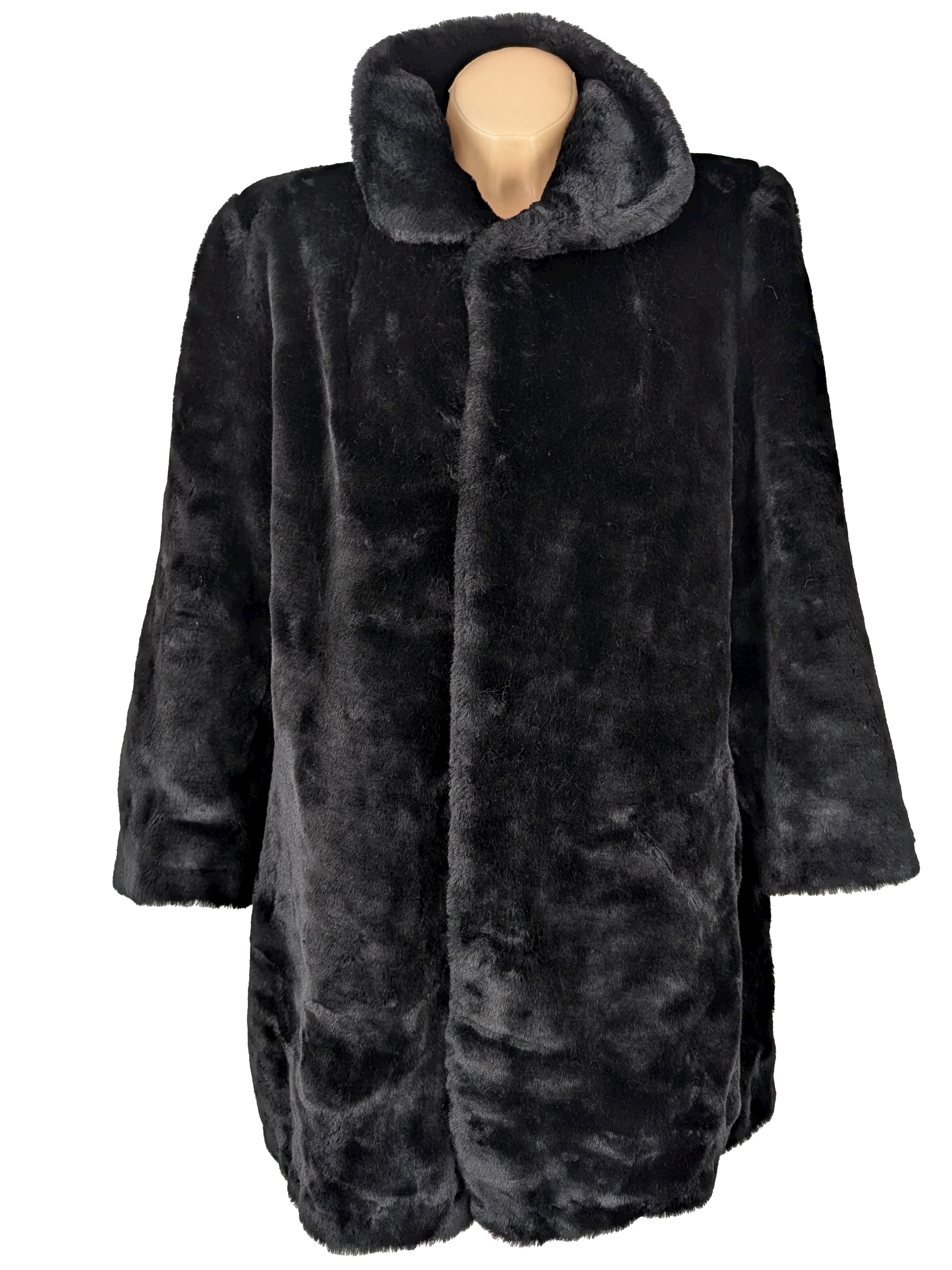 Dámský černý kožíšek L/XL