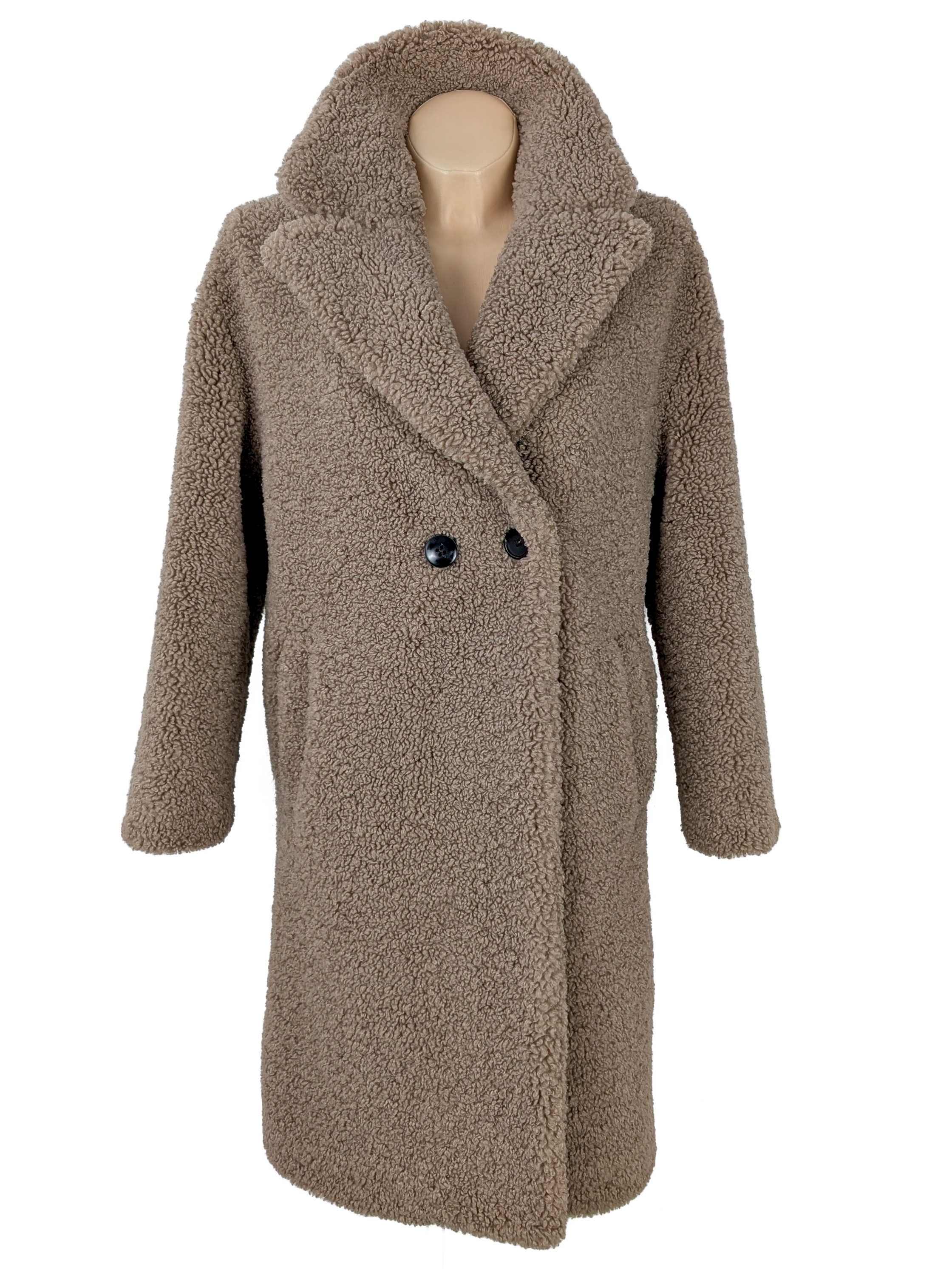 Dámský hnědý kožíšek ZARA S