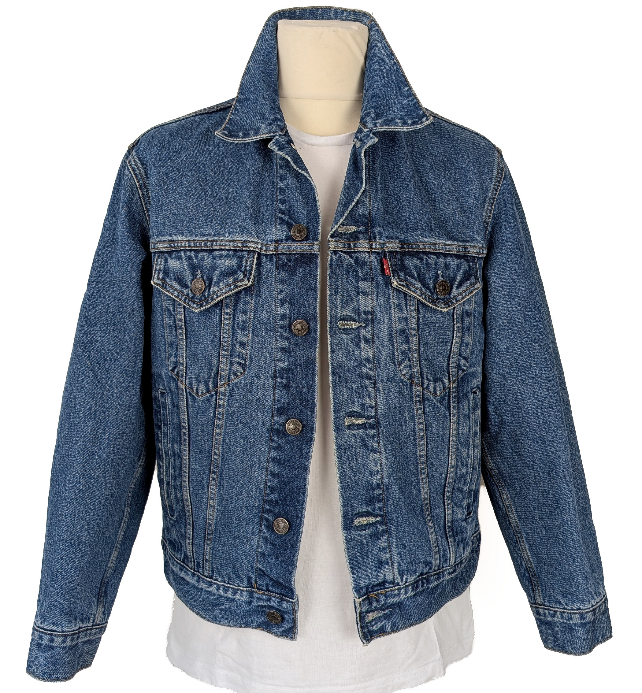 Levně Pánská modrá džínová bunda LEVIS S