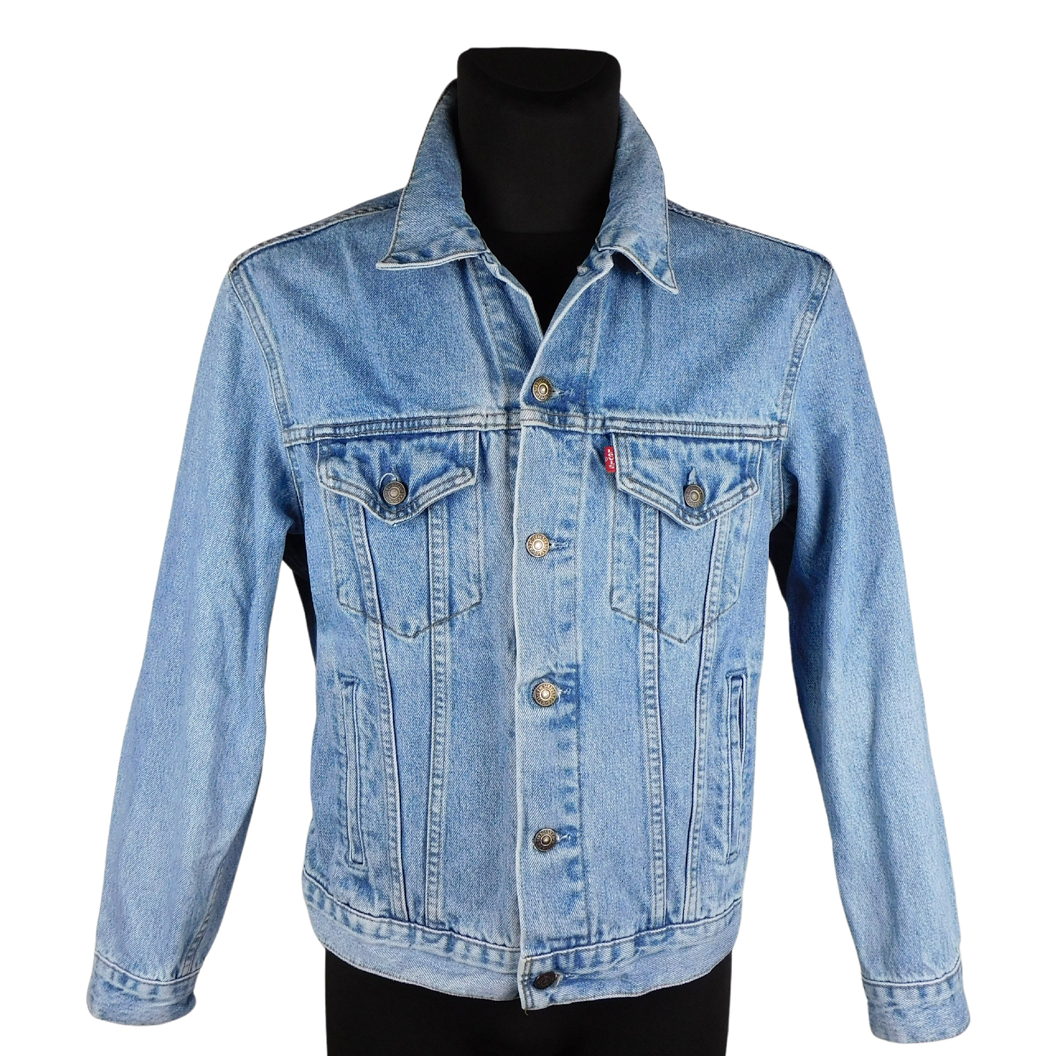 Levně LEVIS Pánská modrá džínová bunda LEVI STRAUSS&CO. M*