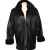 KOŽENÝ dámský černý měkkoučký kabát AMARANTO XXL
