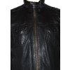 KOŽENÁ pánská hnědá měkká bunda na zip River Island M/L 2