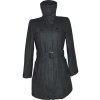 Vlněný dámský šedý kabát s páskem Montego L