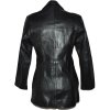 KOŽENÝ dámský černý kabát MILAN LEATHER 3