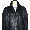 KOŽENÁ pánská černá bunda 56 2