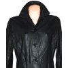 KOŽENÝ dámský černý měkký kabát Wilsons Leather XL 2