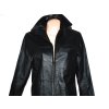 KOŽENÁ dámská černá měkká bunda na zip XL