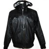 Pánská černá koženková bunda na zip L 2