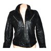 KOŽENÁ dámská černá měkká bunda na zip Junction West L 2