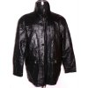 KOŽENÁ pánská černá bunda na zip, cvoky XL 220150225190208 931c7aa8