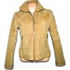 KOŽENÁ dámská béžová bunda na zip SNAP SHOT  L