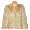 Dámský béžový kožíšek na zip F&F S