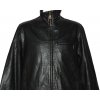 KOŽENÁ pánská černá měkká bunda na zip Shic Skinn 54 2