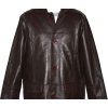 KOŽENÁ pánská hnědá měkká zateplená bunda Leder Bar XL 2