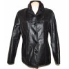 KOŽENÁ dámská černá měkká bunda STEFFEL 42