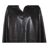 KOŽENÝ dámský černý měkký kabát Leather Elements XXL 2