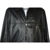 KOŽENÁ pánská černá měkká bunda na zip Lop 56 3