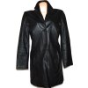 KOŽENÝ dámský černý měkký kabát XLxl 2