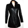 KOŽENÝ dámský měkký černý kabát GIPSY vel. M 3