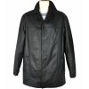 KOŽENÁ pánská černá měkká zateplená bunda MORENA 52 2