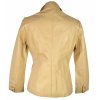 KOŽENÉ dámské krémové sako M 3