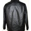 KOŽENÁ pánská černá měkká bunda na zip AVITANO vel. M 5