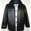 KOŽENÁ pánská černá měkká bunda na zip AVITANO vel. M 2