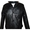 KOŽENÁ pánská černá bunda HARDIX vel. S 4