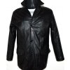 KOŽENÁ pánská černá bunda HARDIX vel. S