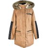 Dámská zimní béžová parka s kapucí House L