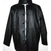 KOŽENÁ pánská černá bunda FOR MEN XL 3