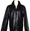 KOŽENÁ pánská černá měkká bunda Different L 4