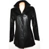 Dámský černý kožený kabát vel. L 2