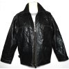 KOŽENÁ pánská černá bunda na zip vel. L 2