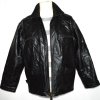 KOŽENÁ pánská černá bunda na zip vel. L 3