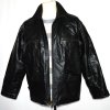 KOŽENÁ pánská černá bunda na zip vel. L