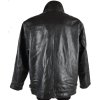 KOŽENÁ pánská černá měkká bunda na zip XL