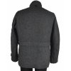Vlněný (70%) pánský šedý zimní kabát Marco Polo S
