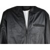 KOŽENÁ pánská černá měkká bunda na zip PAPION XXL