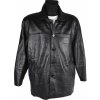 KOŽENÁ pánská černá měkká bunda Lemmar 54